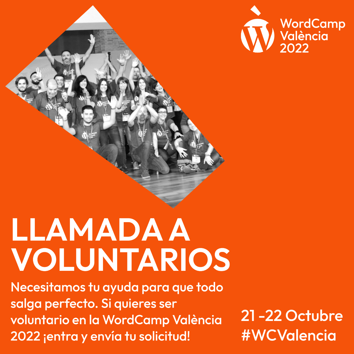 Llamada a Voluntarios WCVLC