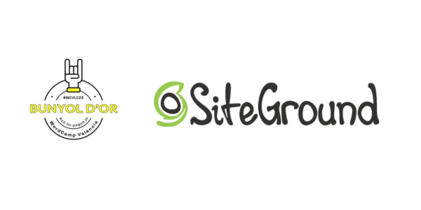 Gracias SiteGround patrocinador Bunyol d’Or de la WordCamp Valencia 2023