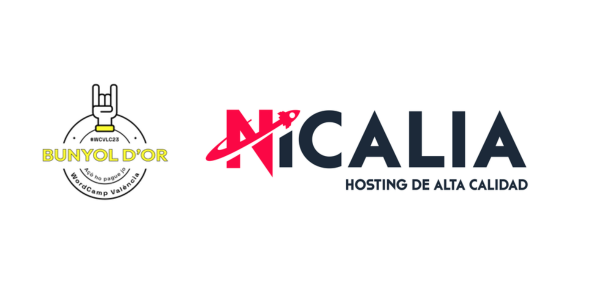 Gracias Nicalia patrocinador Bunyol d’Or de la WordCamp Valencia 2023