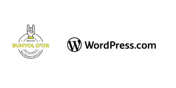 Gracias WordPress.com patrocinador Bunyol d’Or de la WordCamp Valencia 2023