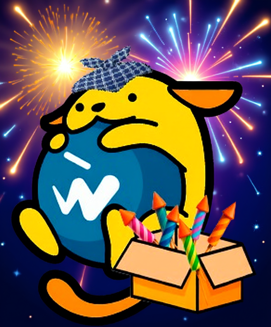 Wapuu y su homenaje a las Fallas de Valencia